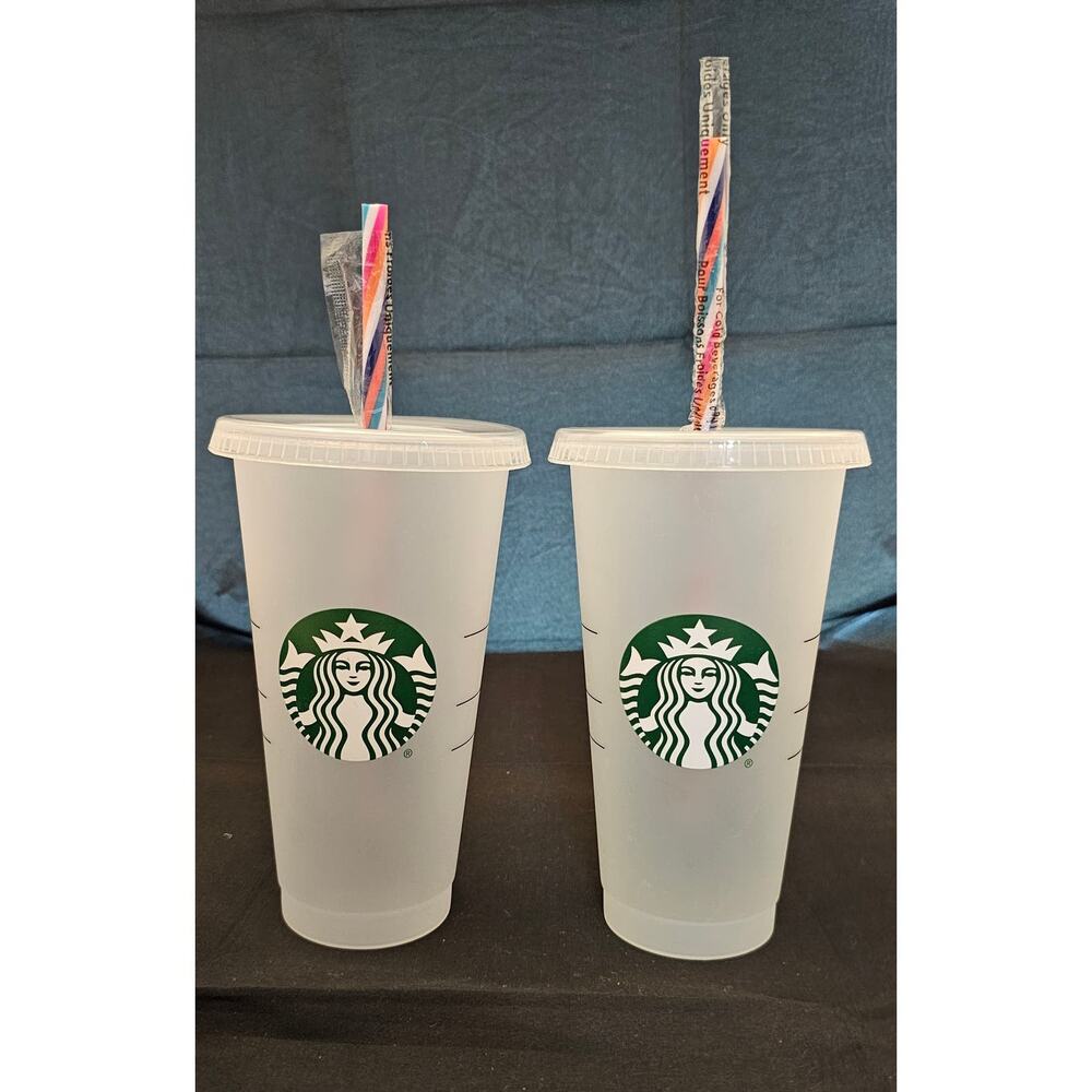 NWT Starbucks Set of 2 Mystery Color Changing Tumblers